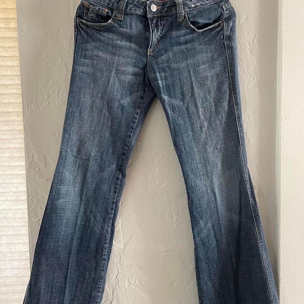Vintage Y2K Underground Soul women's size 9 Blue flare jeans